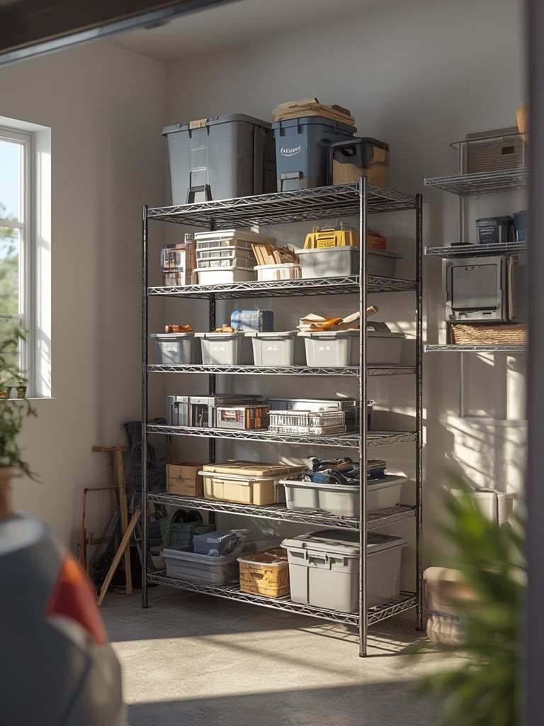 adjustable shelves steel rack kitchen storage