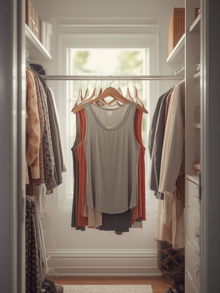 closet organizer in action