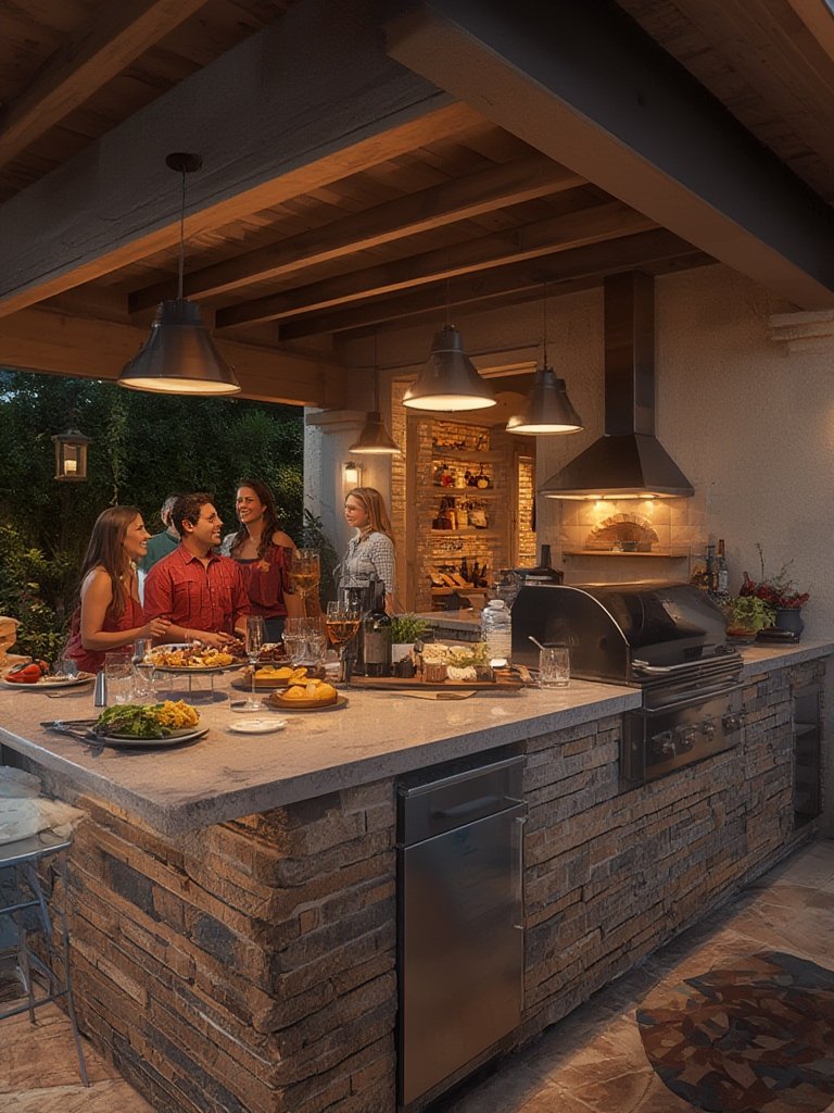 outdoor kitchen installation - Illustration 3